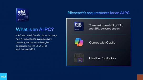 英特尔、微软联合定义“AI PC”：须配有Copilot物理按键 前沿资讯 第1张